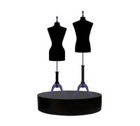 MJMLUCK Expositor de Ropa, Plataforma para Tienda de Novias, Pedestal cilíndrico, Pedestal Redondo para exhibiciones de Colecciones, Figuras y Zapatos (Negro, 60 x 20 cm/23,6 x 7,8 Pulgadas)