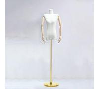 MJMLUCK Maniquí Femenino con Torso sujetable con alfileres, 57-80.7 Pulgadas. Forma de Vestido con Torso de maniquí Femenino, Altura Ajustable para exhibición de Ropa, Costura, portátil, cuadra