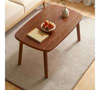 MJMLUCK Mesa de Comedor Redonda, Mesa de Comedor Plegable, Mesa de Centro de Madera para Sentarse en el Suelo, Mesa Baja para el Suelo, Muebles de Madera Maciza, Mesa de Picnic Baja para sentar