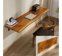 MJMLUCK Mesa Plegable de Pared con Estante para concesiones, 32, 40, 47, 55, 59, 63 y 71 Pulgadas, Estante de Almacenamiento para Cocina, lavandería, Escritorio de Pared Plegable, Banco de trab