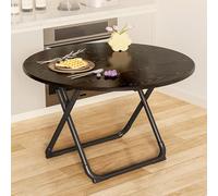 MJMLUCK Mesa Redonda de Comedor, Mesa de Bar, Mesa Plegable, Mesa de Centro, Mesa pequeña de Cocina, Mesa de Comedor Redonda Multifuncional, Mesa Plegable Ligera, Mesa Baja de Picnic para Senta