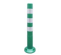MJMLUCK Postes de señalización de tráfico Flexibles, Conos de precaución, Barrera de Seguridad de plástico de 76 cm de Alto para estacionamiento Comercial con Banda Reflectante,