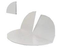 MJMLUCK Tablero de Mesa Plegable Grande Redondo de 47" y 51", Extensor de Tablero de Mesa de Madera para reemplazo Temporal de Mesa de Comedor, sin Patas, Tablero de Mesa Circular Plegable para