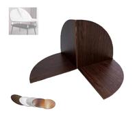 MJMLUCK Tablero de Mesa Plegable Redondo Grande de Madera, Tablero de Mesa Plegable de 47-79 Pulgadas, Tablero de Mesa Temporal, Extensor de Tablero de Mesa de Comedor Que Ahorra Espacio (Nogal
