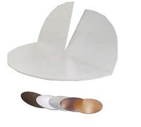 MJMLUCK Tablero de Mesa Plegable Redondo Grande de Madera, Tablero de Mesa Plegable de 47-79 Pulgadas, Tablero de Mesa Temporal, Extensor de Tablero de Mesa de Comedor Que Ahorra Espacio (Blanc