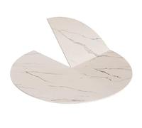 MJMLUCK Tablero de Mesa Redondo Plegable Grande Solamente, Tablero de Madera para reemplazar el Tablero de Mesa, Ahorra Espacio, Extensor de Escritorio Plegable Temporal, para Cocina, Comedor,