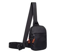 MJNUONE Mini bolsa de pecho impermeable pequeña bolsa cruzada multiusos ligera para hombres y mujeres, Negro -, univers, Mochilas casuales