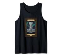 Mjollnir Martillo de Dios Thor Tarot pagano Camiseta sin Mangas