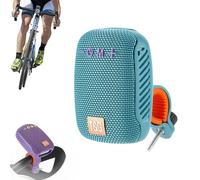 MJOYIS Altavoz Bluetooth Portátil Velocityh para Ciclismo, Altavoz Inalámbrico para Manillar de Bicicleta, Minialtavoces Impermeables Ipx5, Diseño Integrado, Sonido Potente, Ideal para(Blue)