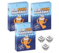 MJOYIS Go Fuck Yourself Card Game, Go Fish Card Game for Adults of Life'S Little Humiliations, Goes F*CK Yourselves for Parties, Game Nights, New Gag Gifts, Fun Board Games(Fish-3pcs)