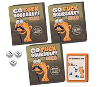 MJOYIS Go Fuck Yourself Card Game, Go Fish Card Game for Adults of Life'S Little Humiliations, Goes F*CK Yourselves for Parties, Game Nights, New Gag Gifts, Fun Board Games(Eye fish-3pcs)