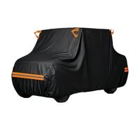 MJXTSUTH Funda UTV para Polaris Ranger XP 900 Deluxe Cab 2017-2019 | Cubierta Protectora Exterior Quad Resistente Todo Clima Oxford Cortavientos Antipolvo Negro