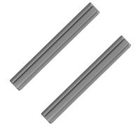 MJYDKBZ Gris Tiradores para Armarios de Dormitorio Modernos 128 mm,Tiradores Muebles Aluminio Sólido | Superficie Anodizada Manijas de I Longitud: 114-1000 mm 2pcs Tiradores Cajones 128mm/5in