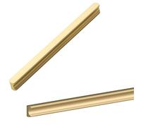 MJYDKBZ Modernos Tiradores de Puertas de Cocina 192 mm Espacio de Agujero, 2 piezas Tiradores Armarios Dorado Aluminio Sólido | Superficie Electrochapada Manijas de I Tiradores de Muebles 192mm/7.6in