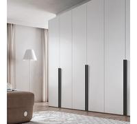 MJYDKBZ Modernos Tiradores Muebles, 2pcs Tiradores Para Cocina Negro Aluminio Sólido | Superficie Pintada con Spray Manijas de T Longitud: 116-800 mm Manija del Cajón 480mm/18.9in