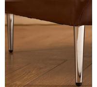 MJYDKBZ Patas para Mesas 20cm Cromos, 4 Piezas Pies de Muebles Soporte Pies de Mesa Cromo Patas Armario Hierro | Galvanoplastia Pata para Cama Altura: 10-43cm Pata de Sofá Gabinete 20cm/7.9"