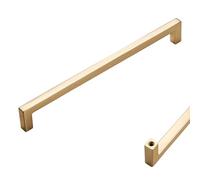 MJYDKBZ Tiradores Cocina Modernos Dorado, 2 Piezas Tiradores de Muebles Sólido Aleación de Zinc | Anodizado, Tirador para Cajones Distancia del Agujero: 96-320mm Tirador Puertas Armario 320mm/12.5in