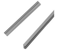 MJYDKBZ Tiradores para Muebles Gris 160 mm Espacio de Agujero,Tiradores Cocina Aluminio Sólido | Superficie Anodizada Manijas de I Longitud: 114-1000 mm 2pcs Manijas de Gabinete 160mm/6.3in