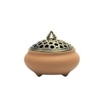 mjyyyds188 Porta Incienso Decorativo Quemador de Incienso cerámica, Ideal for purificar, Quemar, for rituales y decoración(Orange)