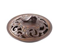 mjyyyds188 Porta Incienso Decorativo Quemador de Incienso Grande for Interiores con asa, Soporte cerámica for el hogar, Adorno Decorativo(Bruin)