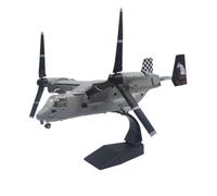 MJZUOLIL Modelo de exhibición de helicóptero Osprey 1:72 V-22 Bombarderos
