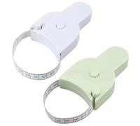 Mjzzh 2 Rollos de Cinta métrica para medir el Cuerpo, Cinta métrica de 150 cm, Cinta métrica Extensible para medir el Cuerpo (para Perder Peso), Cinta métrica de precisión para Fitness