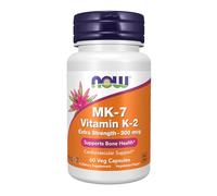 MK-7 Vitamina K-2, extra fuerte, 300 mcg, 60 cápsulas vegetales Now Foods