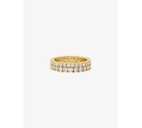 MK Anillo doble con incrustaciones - Dorado - Michael Kors EU 56