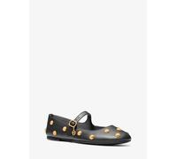 MK Bailarina Nellie Flex de piel con tachuelas - Negro - Michael Kors EU 36