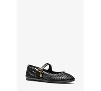 MK Bailarina Nellie Flex de piel cortada a láser - Negro - Michael Kors EU 39