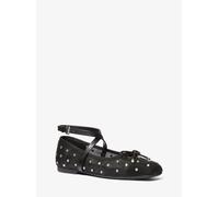 MK Bailarina plana Collette de malla con adornos - Negro - Michael Kors EU 38.5