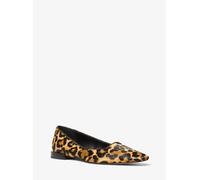 MK Bailarina plana Darrah de pelo de becerro con estampado de leopardo - Amarillo - Michael Kors EU 38