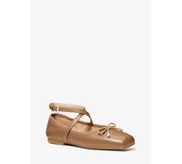 MK Bailarina plana de piel Collette - Marrón - Michael Kors EU 38