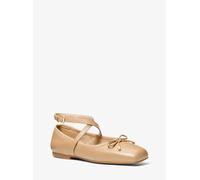 MK Bailarina plana de piel Collette - Marrón - Michael Kors EU 38.5