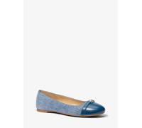 MK Bailarina plana Mandy de denim - Blanco - Michael Kors EU 40