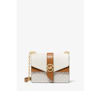 MK Bandolera Greenwich pequeña de piel saffiano con bloque de color - Nude - Michael Kors ONE SIZE