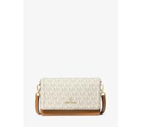 MK Bandolera Jet Set pequeña transformable con logotipo y compartimento para smartphone - Nude - Michael Kors ONE SIZE