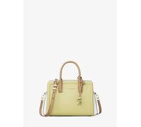 MK Bandolera Laila extrapequeña de piel con bloque de color - Amarillo - Michael Kors ONE SIZE