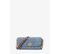 MK Bandolera Nolita pequeña de jacquard de denim con logotipo - Azul - Michael Kors ONE SIZE