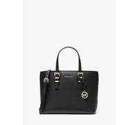 MK Bandolera transformable Quinn pequeña de piel granulada - Negro - Michael Kors ONE SIZE