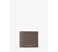 MK Billetera Cooper de piel granulada con monedero - Gris - Michael Kors ONE SIZE
