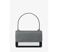 MK Bolso de hombro Claire grande de piel granulada con bloque de color - Gris - Michael Kors ONE SIZE