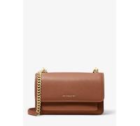MK Bolso de hombro Claire grande transformable de piel granulada - Marrón - Michael Kors ONE SIZE
