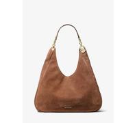 MK Bolso de hombro Ellie grande de ante - Marrón - Michael Kors ONE SIZE
