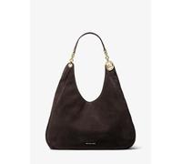 MK Bolso de hombro Ellie grande de ante - Marrón - Michael Kors ONE SIZE
