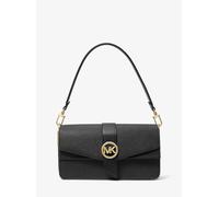 MK Bolso de hombro Greenwhich mediano de piel saffiano - Negro - Michael Kors ONE SIZE