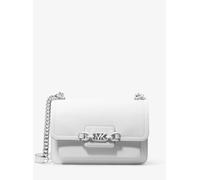 MK Bolso de hombro Heather grande de piel - Blanco - Michael Kors ONE SIZE