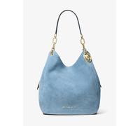 MK Bolso de hombro Lillie grande de ante - Azul - Michael Kors ONE SIZE