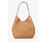 MK Bolso de hombro Lillie grande de ante - Marrón - Michael Kors ONE SIZE