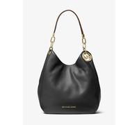 MK Bolso de hombro Lillie grande de piel granulada - Negro - Michael Kors ONE SIZE